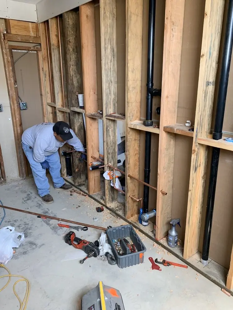 Commercial rough-in plumbing for Commercial Plumbing in Tanaina